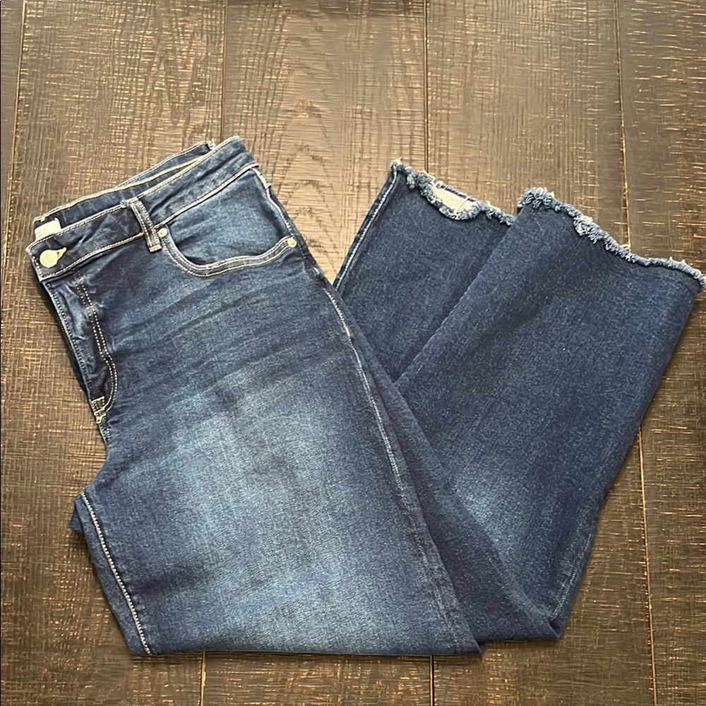 Forever 21 Blue Straight Leg Jeans with Classic Wash